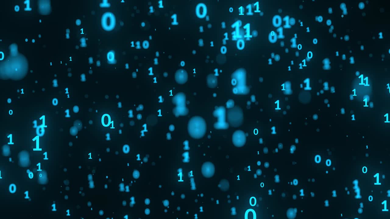 fondo de bucle abstracto - números binarios