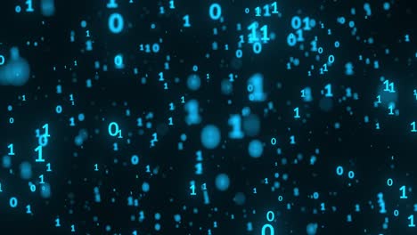 abstract loop background - binary numbers