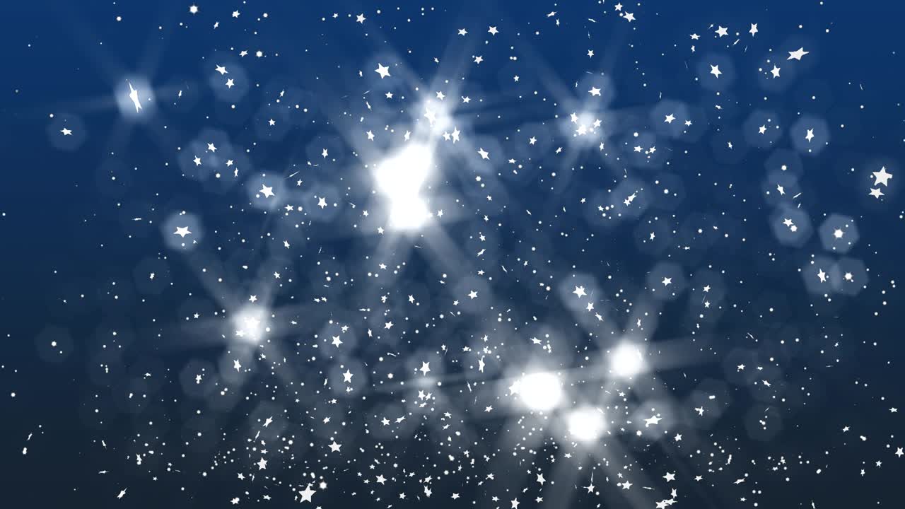 스노우플레이크와 함께 새해 배경, 2019