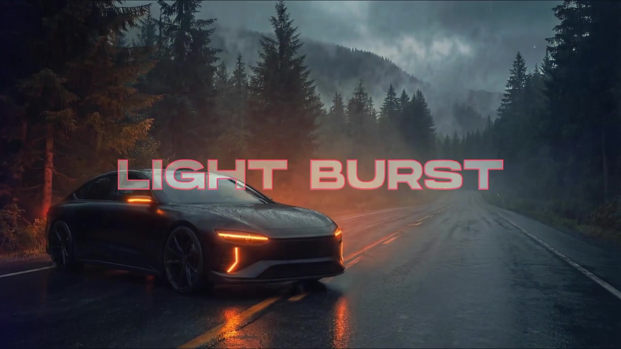 Video Promozionale Cinematografico di Auto con Transizioni di Luce Dinamiche