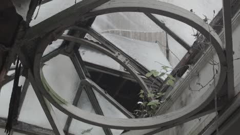 Skylight disrepair apocalyptic abandoned building