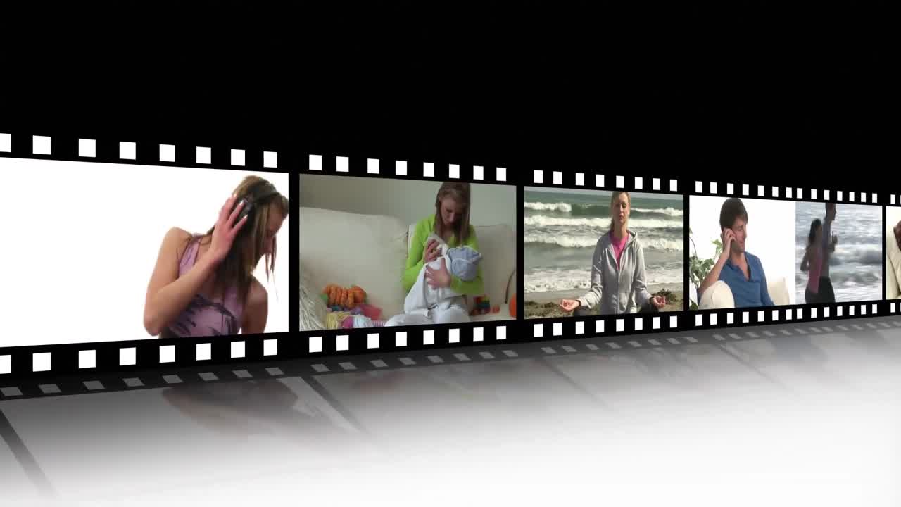 montaje del estilo de vida de los jóvenes