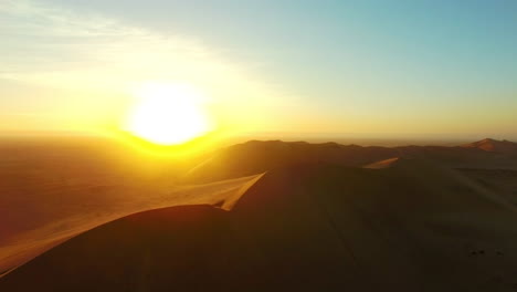 above the namibian desert