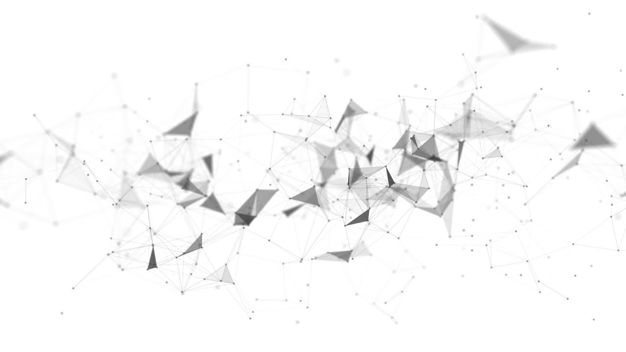 Blue geometric shapes futuristic innovation feeling concepts of technology connectivity digital