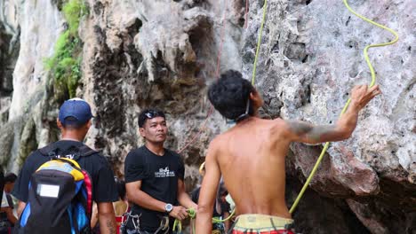 rock climbing in thailand
