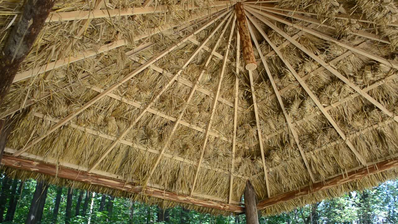 Tettoia per la conservazione del fieno. Aree rurali.