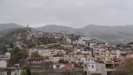 알바니아, gjirokaster. 유산 도시