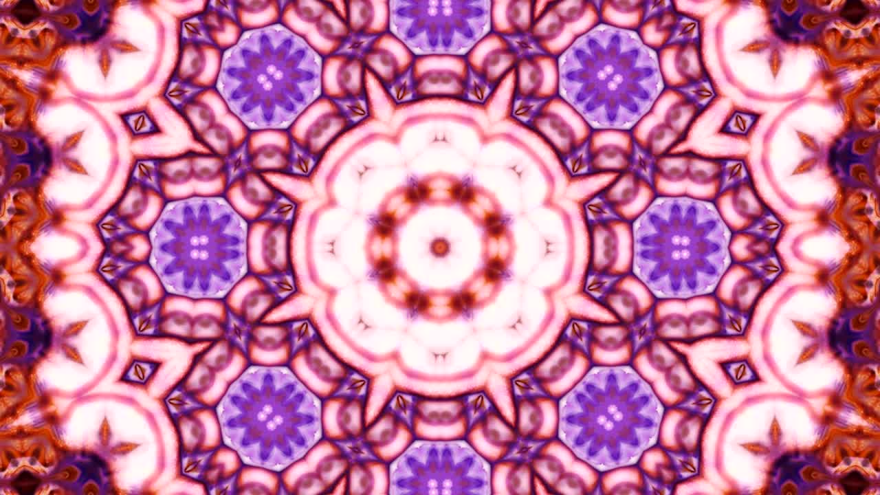 Movimento astratto di sfondo caleidoscopico colorato
