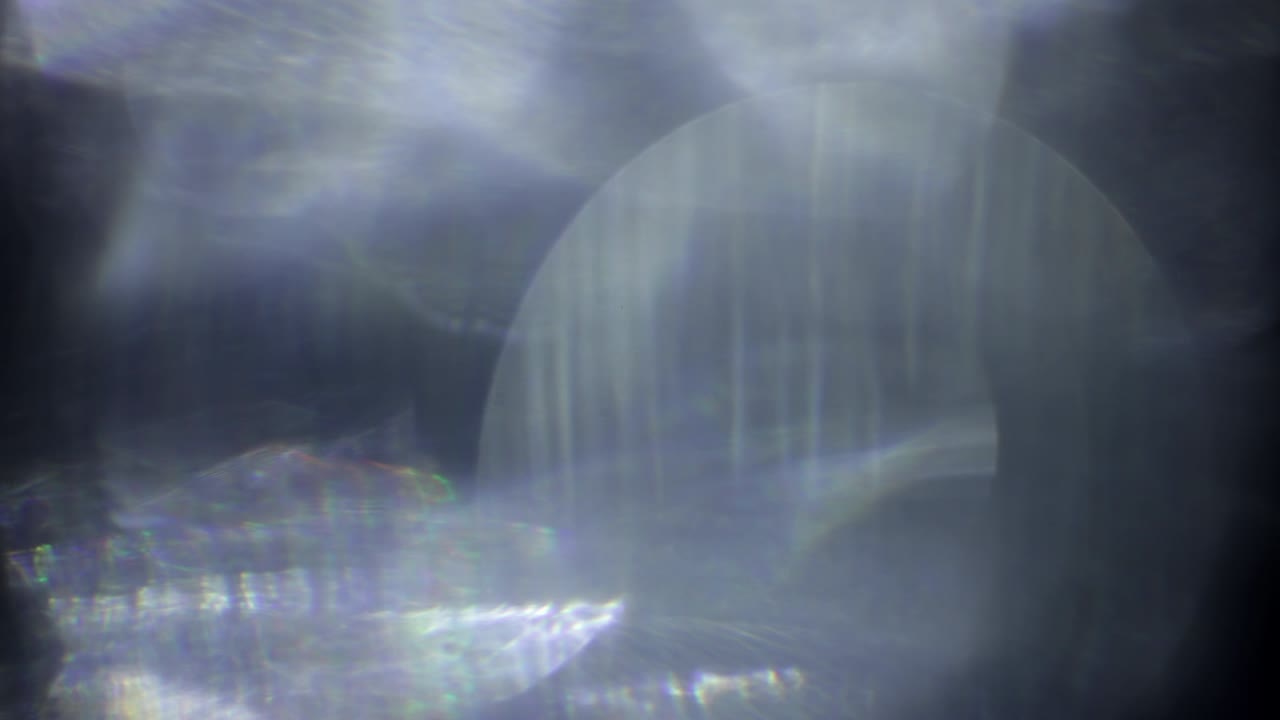 추상적인 유리 빛 누출 검은 바탕에 반사