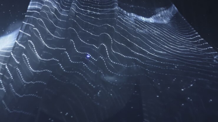 Abstract Projected Fabric Design