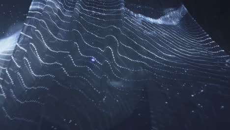 abstract projected fabric design