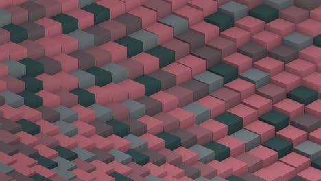el rosa del bucle del cubo de transformación