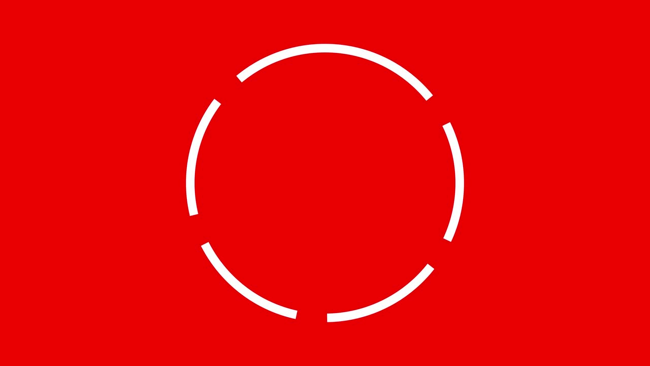 원 회전 스플릿 팝 애니메이션 모션 그래픽