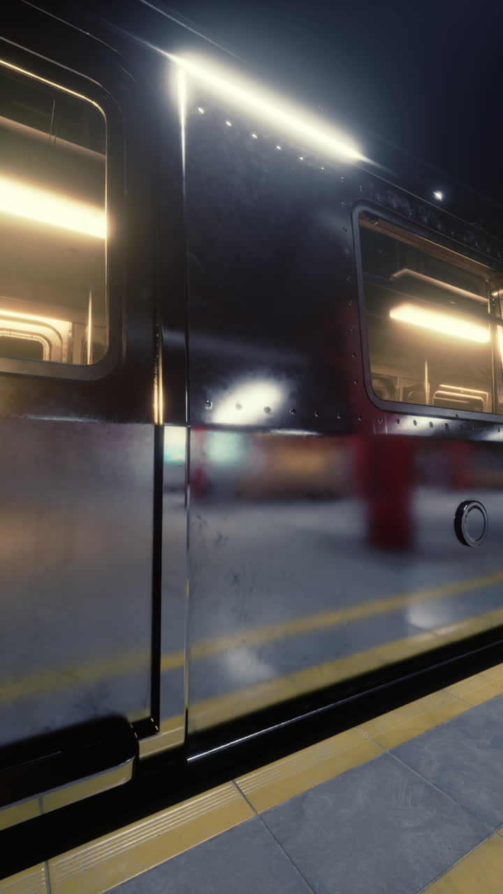 역에서 야간 열차