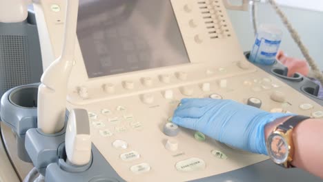 Ultrasound Machine in Use