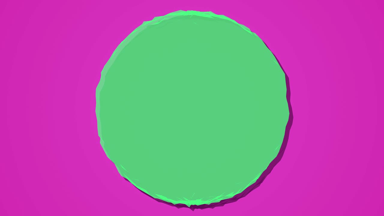 abstracto esfera de bola 3d movimiento fondo rosa verde