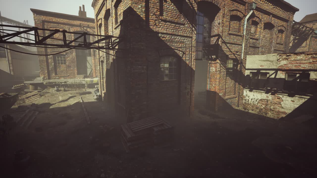 오래된 버려진 공장을 파괴했습니다.