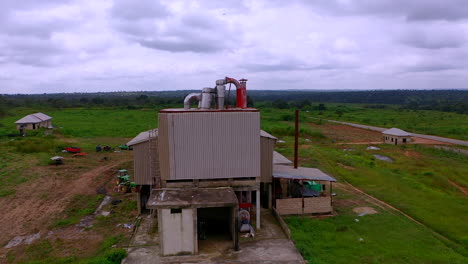 Shoot-or-a-factory,-garri-processing-center