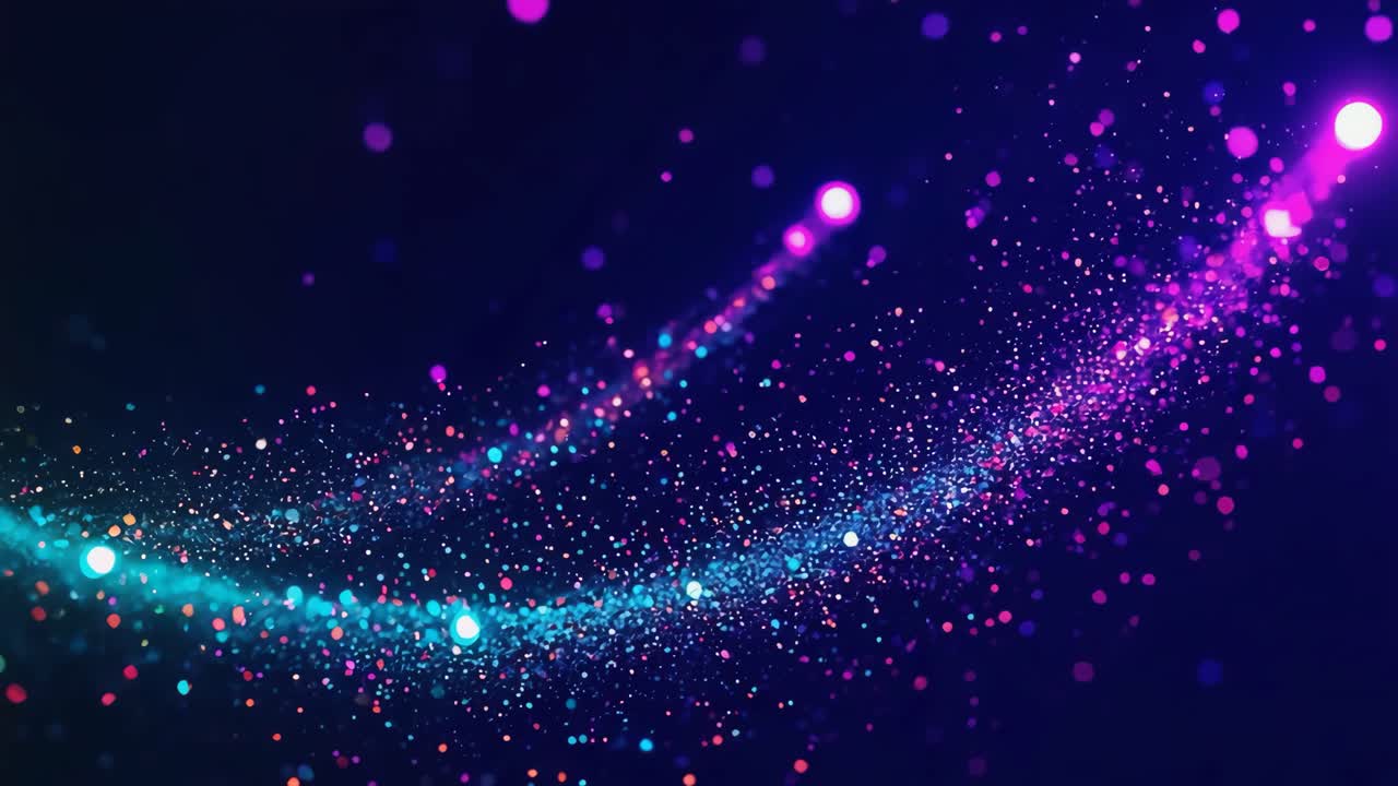 Abstract Cosmic Sparkle Background