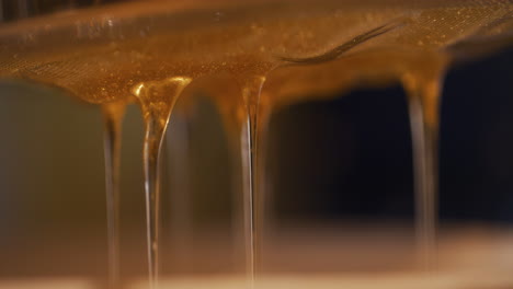 preliminary straining of honey