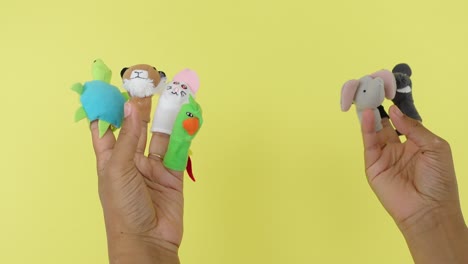 finger puppets of animals