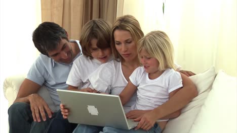 United-family-surfing-on-the-internet-