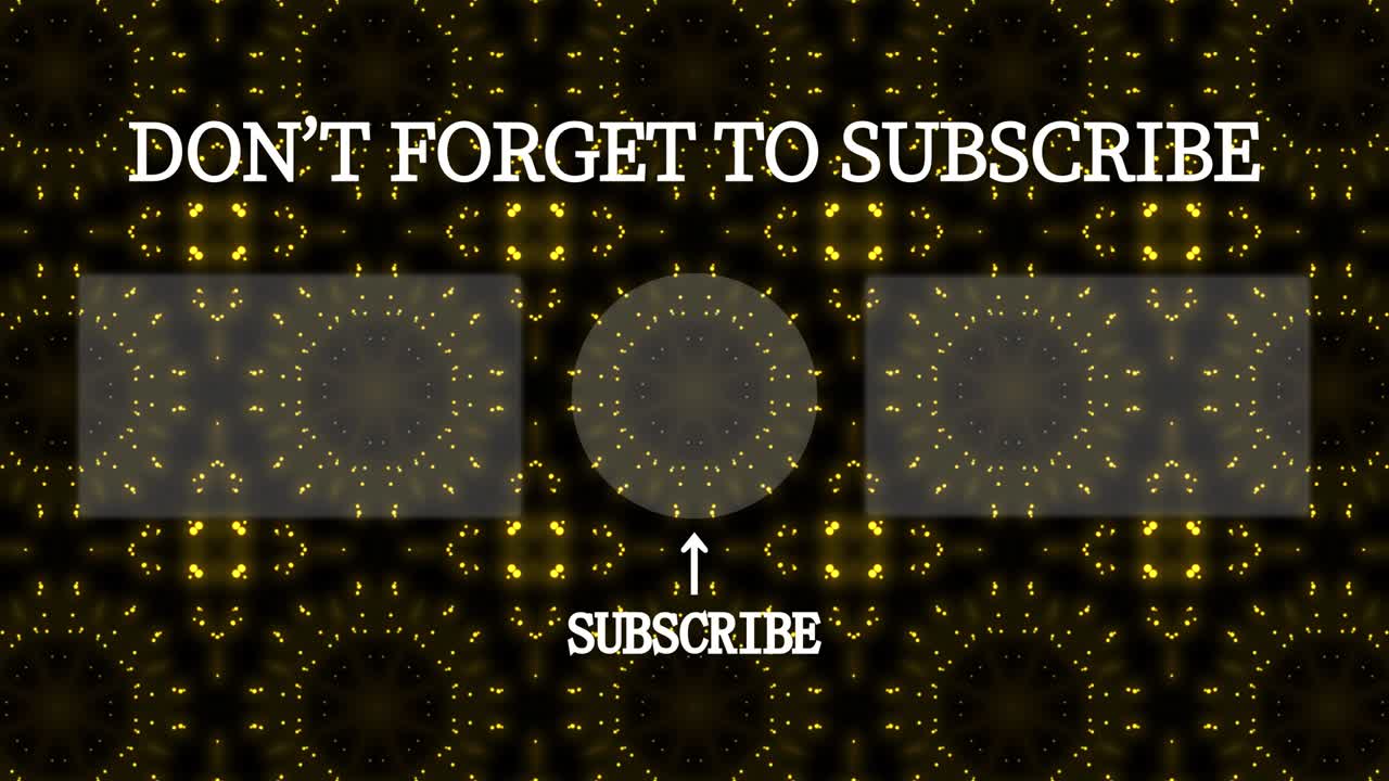 입자 반이는 칼레도스코프 엔드 카드 엔딩 스크린 모션 그래픽