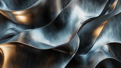 fondo de ondas metálicas abstractas