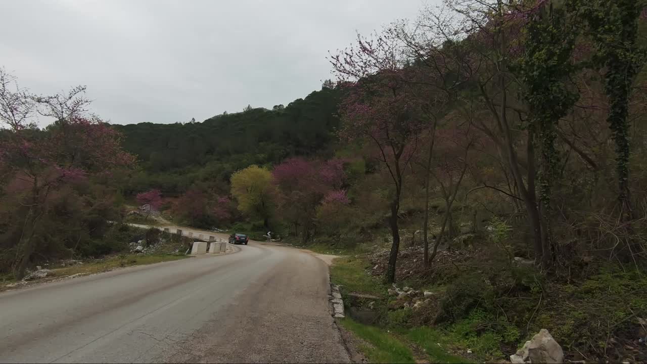 물 샘, 알바니아의 sarande 근처 파란 눈의 푸른 물, 영화 같은 장소