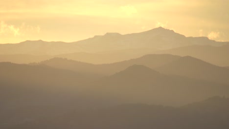 flock of geese flying against a background of mountains