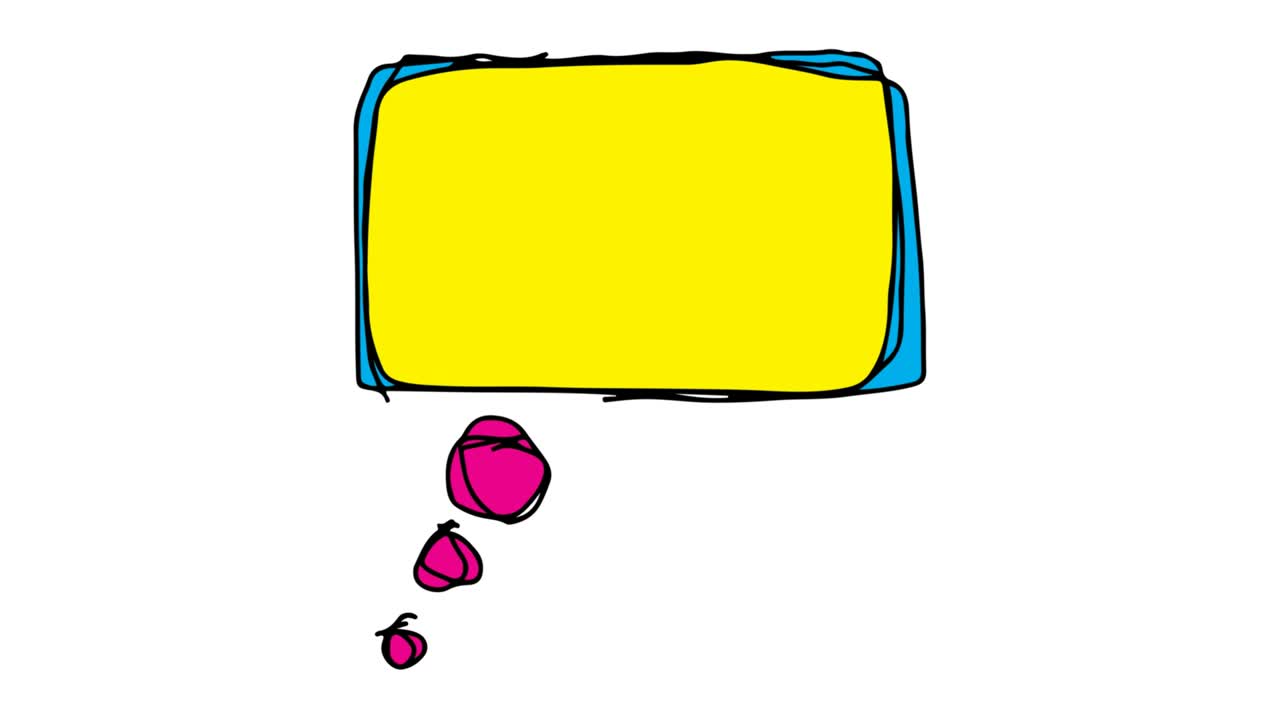 niños dibujando fondo blanco con el tema de la burbuja de habla