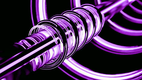 abstract purple glowing spiral design