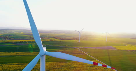 Aerial-View-Of-Windmills-Farm-Close-Up-Of-Windmill