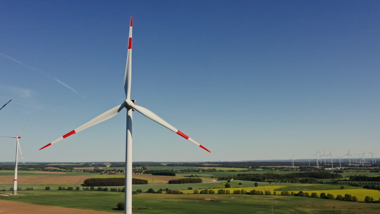 은 날 에 풍력 발전소