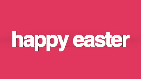 Rolling-Happy-Easter-text-on-red-gradient