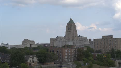 Aerial-view-of-the-Fisher-building-in-the-New-Center-area-in-Detroit