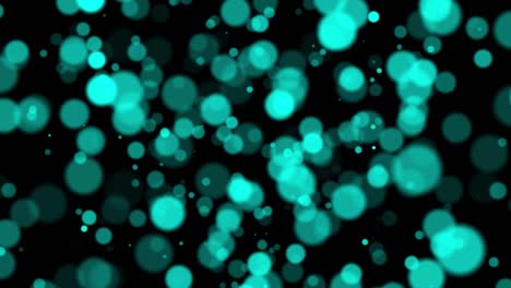 bucle de fondo bokeh abstracto de 4k (multicolor) - fondo bokeh abstract - perfectamente utilizable para una amplia variedad de temas - bucle sin costuras - fondo de partículas brillantes - bucle de partículas en movimiento - fondo de movimiento - bucles sin costura - color turquesa