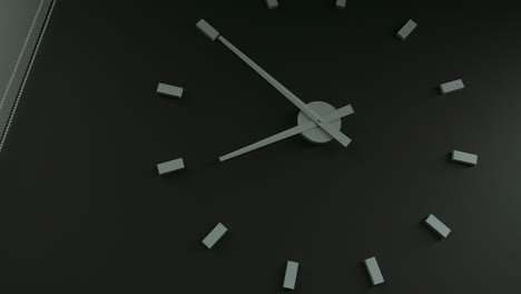 close up of a modern wall clock