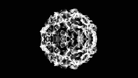 Una-Esfera-De-Estructura-Metálica-Fractal-Ondula-(bucle)