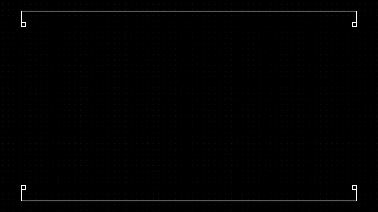 검은색 배경에 마커를 가진 박이는 네온 추상적인 모양의 애니메이션