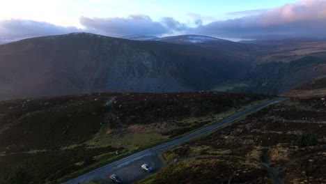 Lough-Tay,-Wicklow,-Ireland