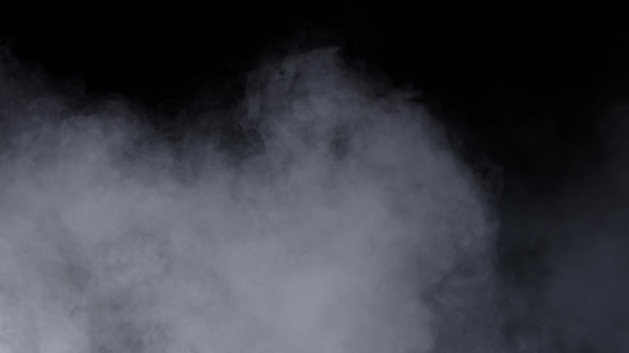 hielo seco realista nubes de humo niebla
