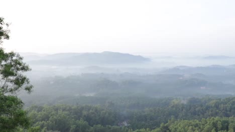 Wunderschöne-Landschaft-Vom-Narahari-Parvatha-Tempel,-DK-Ka,-Indien