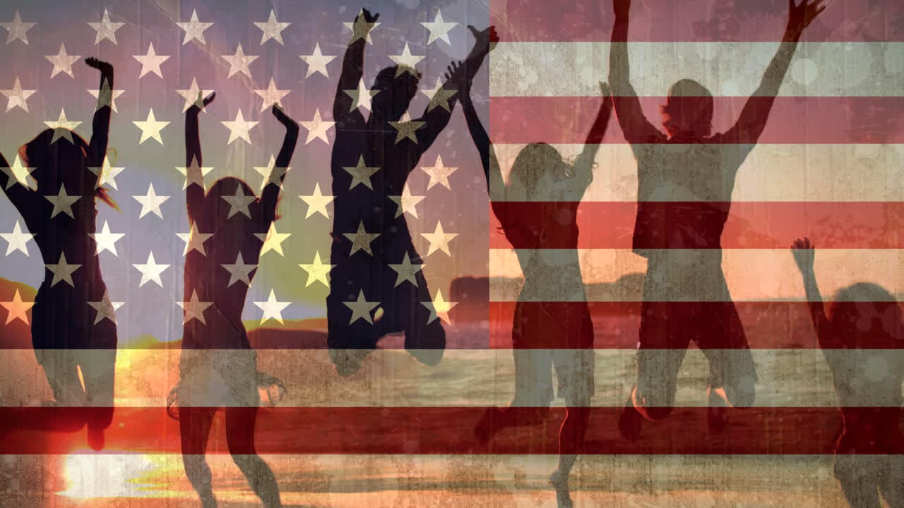 Jumping at the beach video