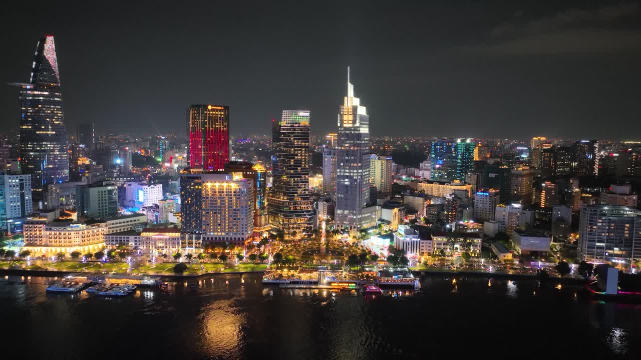 Ho Chi Minh City Skyline at Night