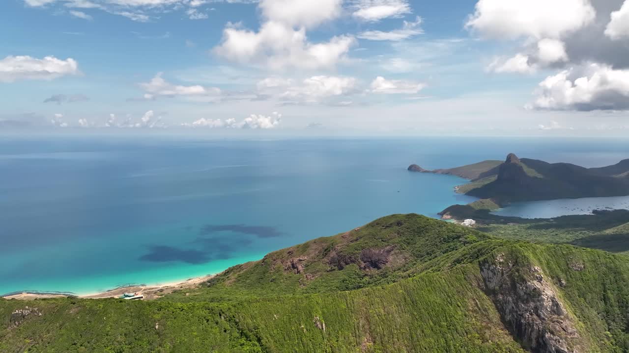 열대 섬 의 공중 사진