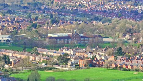 fullhurst community college stands in the centre of the top shot