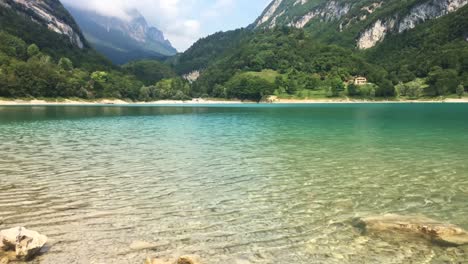 clear lake in the mountains