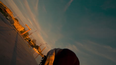 urban sunset dance performance