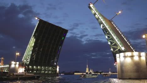 the palace bridge in saint petersburg